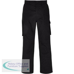 Arco Essentials Men\'s Black Cargo Trousers 36S