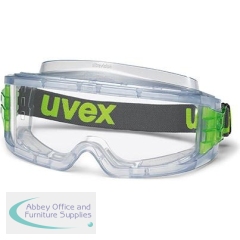 Uvex Ultravision Indirect-Vent Polycarbonate Clear-Lens Safety Goggles