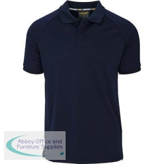 Trojan Navy Antibacterial Wicking Polo Shirt M