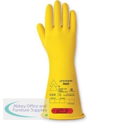 Ansell ActivArmr Yellow 360mm Class-0 Electrical Safety Gloves 9