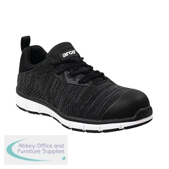 Arco Responsible CT122 Black/Grey Non-Metallic S1PS Safety Trainers 5 38