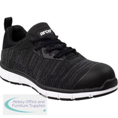 Arco Responsible CT122 Black/Grey Non-Metallic S1PS Safety Trainers 13 48