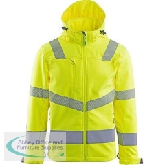 Arco Responsible Yellow Hi-Vis Softshell Jacket 3XL
