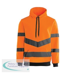 Arco Orange Hi-Vis Hoodie S