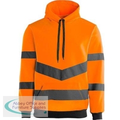 Arco Orange Hi-Vis Hoodie M