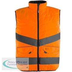 Arco Orange Hi-Vis Bodywarmer XL