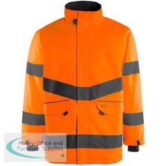 Arco Orange Waterproof Hi-Vis Coat 5XL