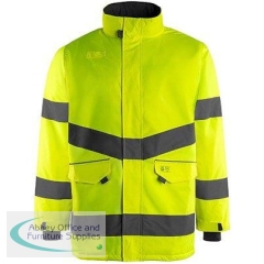Arco Yellow Waterproof Hi-Vis Coat 4XL