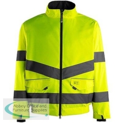 Arco Yellow Waterproof Hi-Vis Shell Jacket M