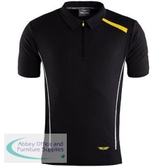 Trojan Men\'s Black Polo T-Shirt M