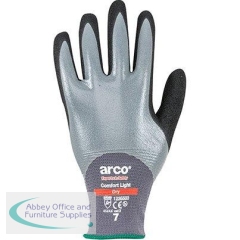 Arco Comfort Light Dry Nitrile-Coated Work Gloves 9