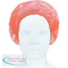 Arco Essentials Red Disposable Mob Caps (Pack of 2000)