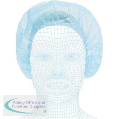 Arco Essentials Blue Disposable Bouffant Mob Caps (Pack of 1000)
