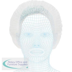 Arco Essentials White Disposable Mob Caps (Pack of 2000)