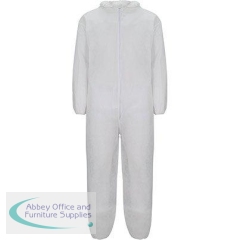 Arco Essentials White Lightweight Disposable Overalls 3XL