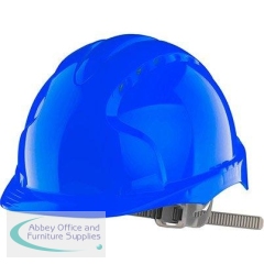JSP Evo3 Blue Vented Slip-Ratchet Safety Helmet