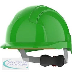 JSP EvoLite Green Vented Wheel-Ratchet Safety Helmet