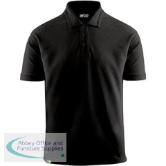 Arco Responsible Men\'s Black Polo Shirt 2XL