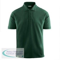 Arco Responsible Men\'s Bottle Green Polo Shirt L