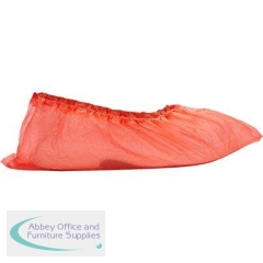 Arco Essentials Red Disposable Shoe Covers (Pack of 1000)