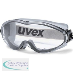 Uvex Ultrasonic Grey Clear-Lens Safety Goggles