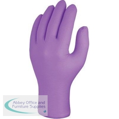 Skytec Iris Purple Powder-Free Nitrile Disposable Gloves XL (Pack of 100)