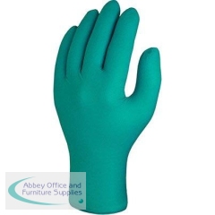 Skytec Teal PF Nitrile Disposable Gloves XL (Pack of 100)