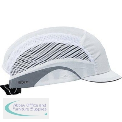 JSP Hardcap Aerolite White Micro-Peak Bump Cap