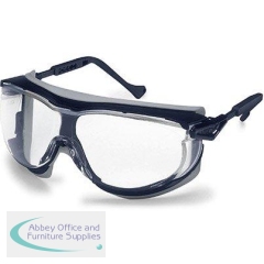 Uvex Skyguard NT Blue/Grey Clear-Lens Safety Glasses