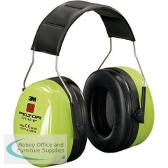 3M Peltor Optime III Hi-Vis Overhead Ear Defenders