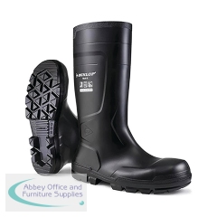 Dunlop Work-It Black S5 Safety Wellington Boots 4