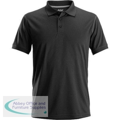 Snickers Workwear AllroundWork 2721 Men\'s Black Breathable Polo Shirt M