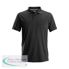 Snickers Workwear AllroundWork 2721 Men\'s Black Breathable Polo Shirt XL