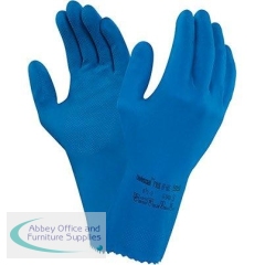 Ansell AlphaTec 87-195 Latex Chemical-Resistant Gloves M