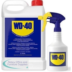 WD-40 Multipurpose Lubricant with Trigger Spray Bottle 5L