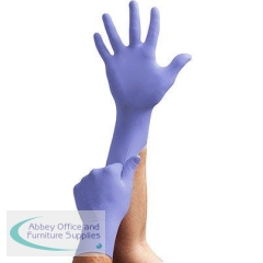Ansell Microflex 93-843 Purple Nitrile Gloves 9 (Pack of 100)