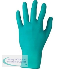Ansell TouchNTuff 92-500 Green Nitrile Disposable Gloves 8 (Pack of 100)