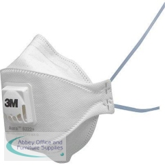 3M Aura 9322+ Valved Fold-Flat FFP2 Dust Mask (Pack of 10)