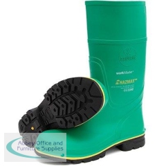 Workmaster Hazmax Green S5 Safety Wellington Boots 10 44