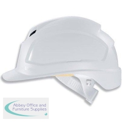 Uvex Pheos B White Vented Slip-Ratchet Safety Helmet