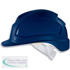Uvex Pheos B Blue Vented Slip-Ratchet Safety Helmet