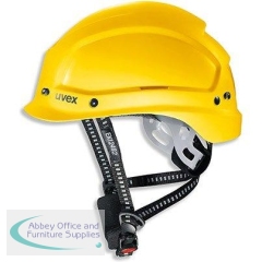 Uvex Pheos Alpine Yellow Vented Wheel-Ratchet Climbing and Safety Helmet