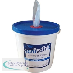 Sanisafe 3 Quat-Free Disinfectant Surface Wipes