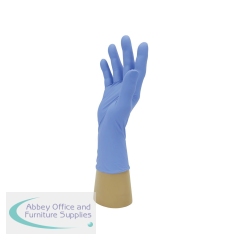 Polyco Bodyguard GL890 Blue Nitrile Disposable Gloves Large (Pack of 100)