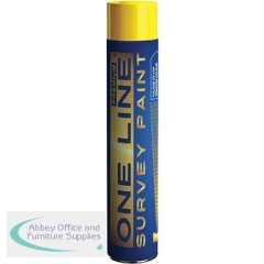 One Line Premium Yellow Survey Marker Paint 750ml