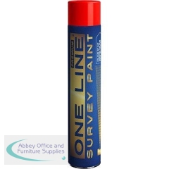 One Line Premium Red Survey Marker Paint 750ml