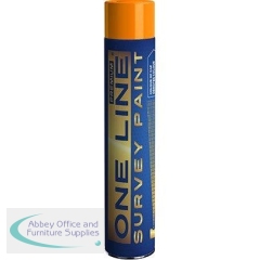 One Line Premium Orange Survey Marker Paint 750ml