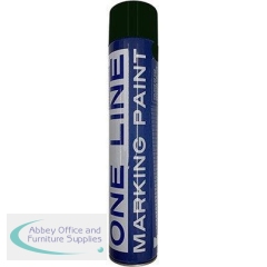 One Line Black Line Marker Paint Spray 750ml (Pack of 12)