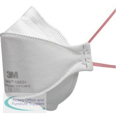 3M Aura 1863+ Fold-Flat FFP3 Healthcare Dust Mask (Pack of 20)