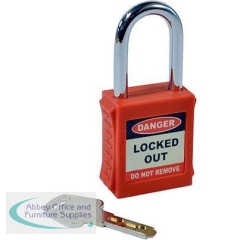 Spectrum Industrial Red Lockout Padlock